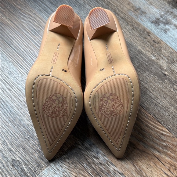 Vince Camuto Tan Patent Women's Pumps Size 5 - Picture 4 of 7